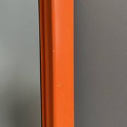 XXL orange Quadro mirror by Schönbuch 1970s