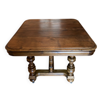 Late 19th century solid oak table