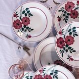 set of 8 hollow plates Primerose Ceranord