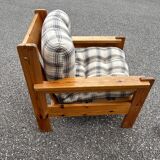 70s brutalist armchair