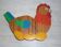 Puzzle poule en bois 4 pièces