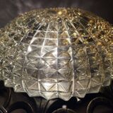 Large ornate Regency style flush mount lamp
