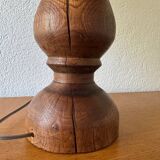 Large teak lamp from the 60s