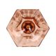 Pink Rosaline Art Deco Vase VSL Luxval Americain 23cm