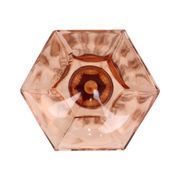 Pink Rosaline Art Deco Vase VSL Luxval Americain 23cm