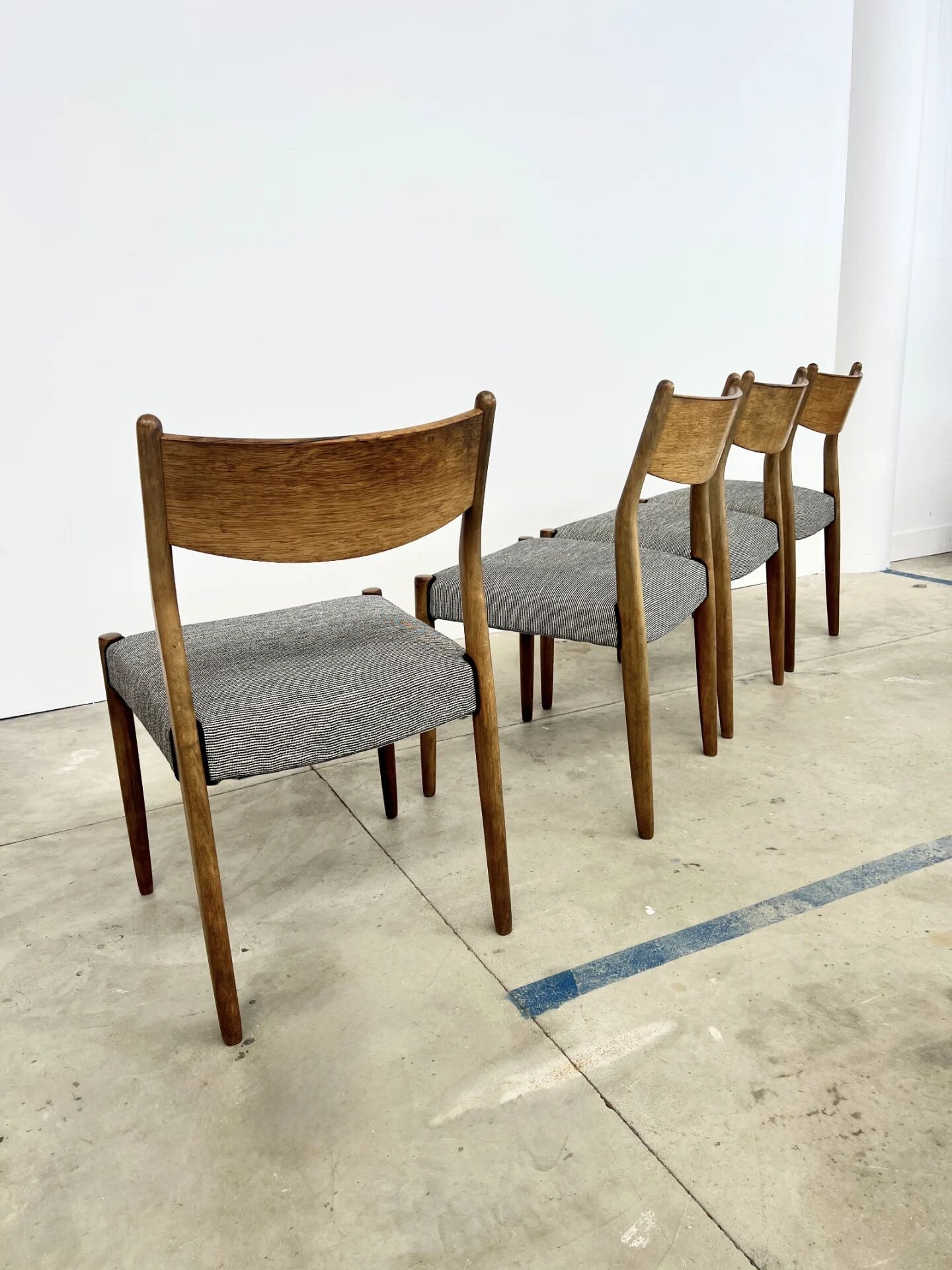 Teak chairs Cees Braakman set of 4