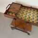 Mid-Century Italian Wooden Bar Trolley, 1960s