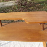 Small tripod shelf Vintage double tray