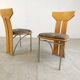 Ensemble de 6 chaises à repas italiennes postmodernes, 1980
