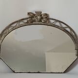 Art Deco Hammered Iron Mirror