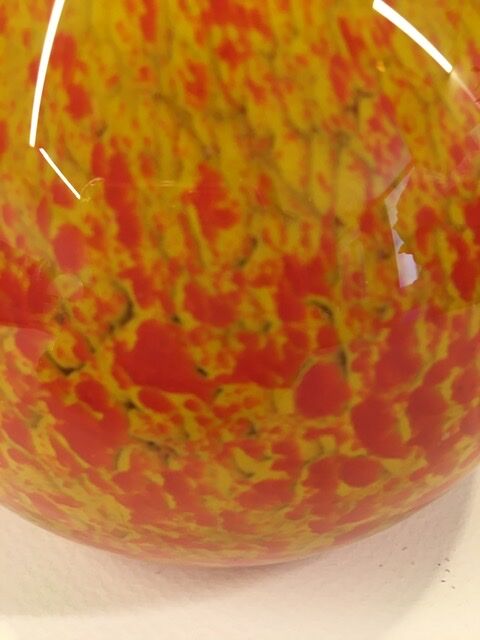 Long-necked vase by Mulaty Art Deco style