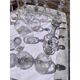 Lot de 20 carafes en verre et cristal
