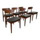 Vintage Teak Dining Chairs from Casala, 1960s, Set of 6