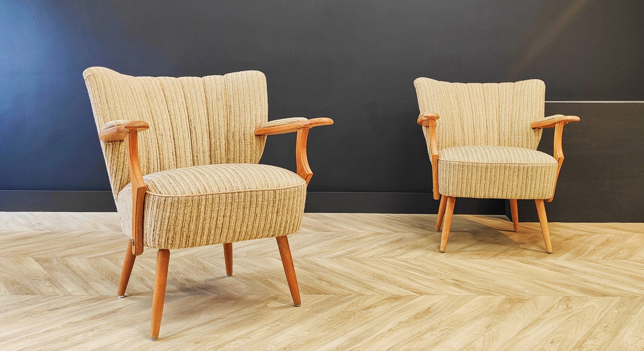 Two mid century armchairs 1960
