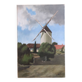 French vintage oil painting, signed L. Nöel