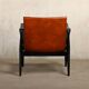 Karen & Ebbe Clemmensen Safari Chair in leather for Fritz Hansen, Denmark