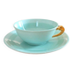 Limoges France Tasse et soucoupe uniques dans la boîte d'origine