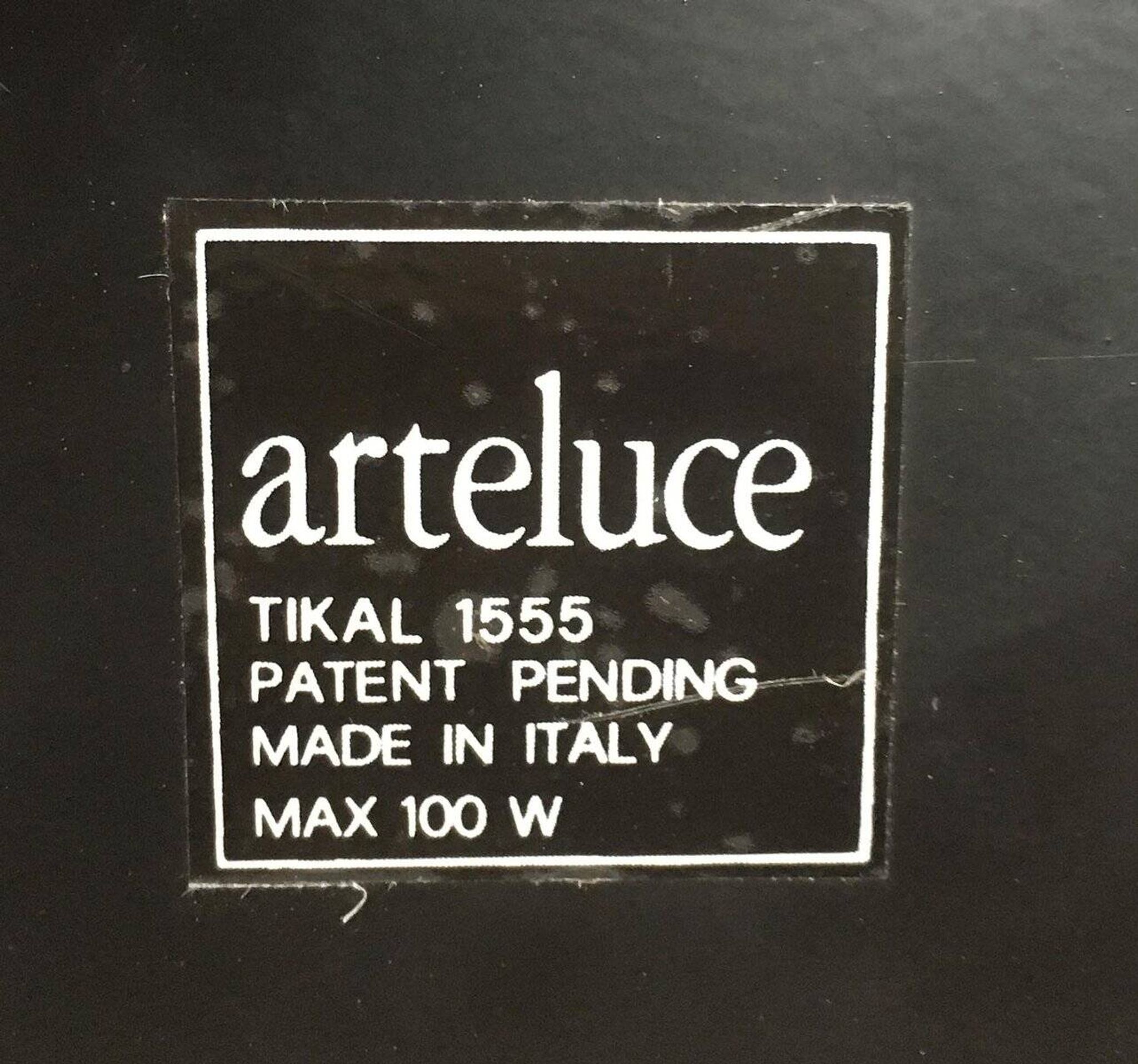 Postmodern table lamp Tikal by P.G. Ramella for Arteluce, 1980s.