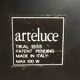 Postmodern table lamp Tikal by P.G. Ramella for Arteluce, 1980s.