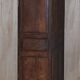 Antique Carved Wardrobe Dated 1844 with Shaped Panels