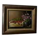 Painting Natur Morte cherry