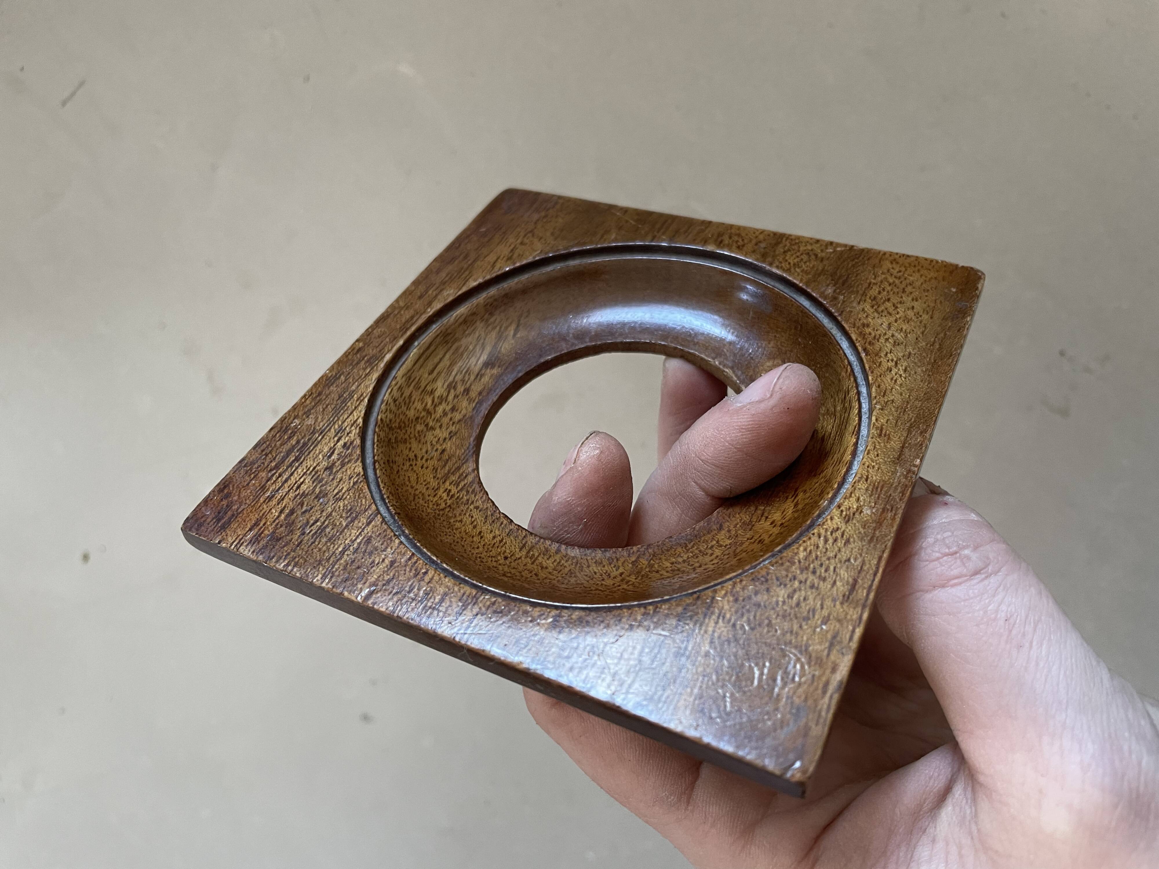 Small old square wooden frame