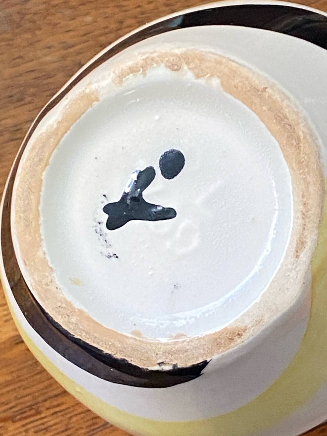 Mini vase, mimosa, ceramic, Poët Laval