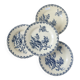 4 assiettes plates Gien Chardons 260332