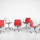 Set of "EA 117" Armchairs by Charles and Ray Eames for ICF USA 1969.