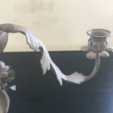 Candelabra 3 branches in zinc