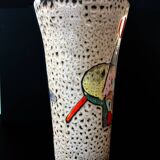 Large free-form abstract vase by Marius Bessone (Vallauris), c. 1950