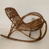 Rocking-chair child rattan