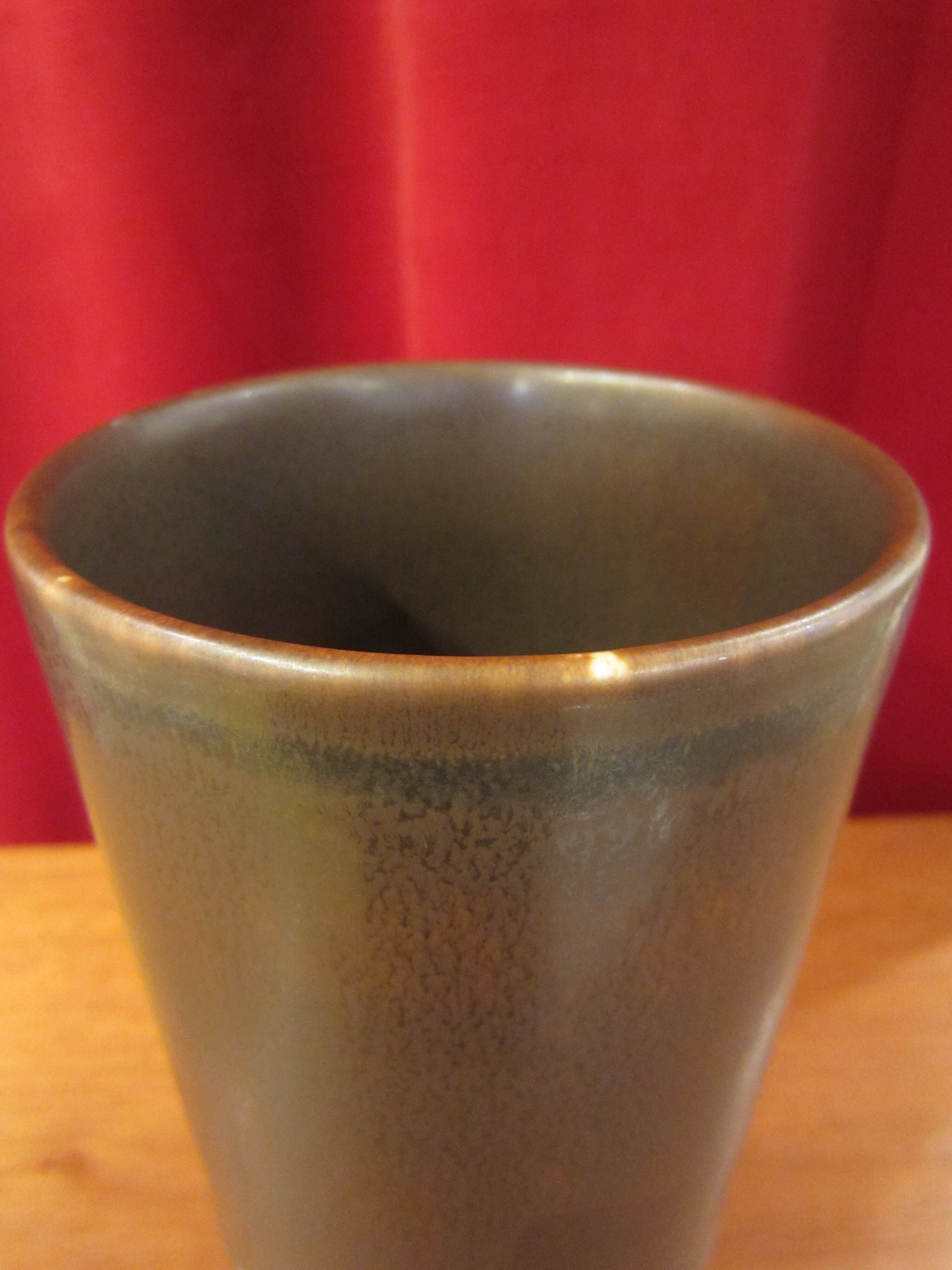 Scandinavian ceramic vase by Hertha Bengtsson for Rörstrand
