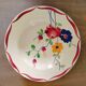Lot de 10 assiettes plates Gien décor floral