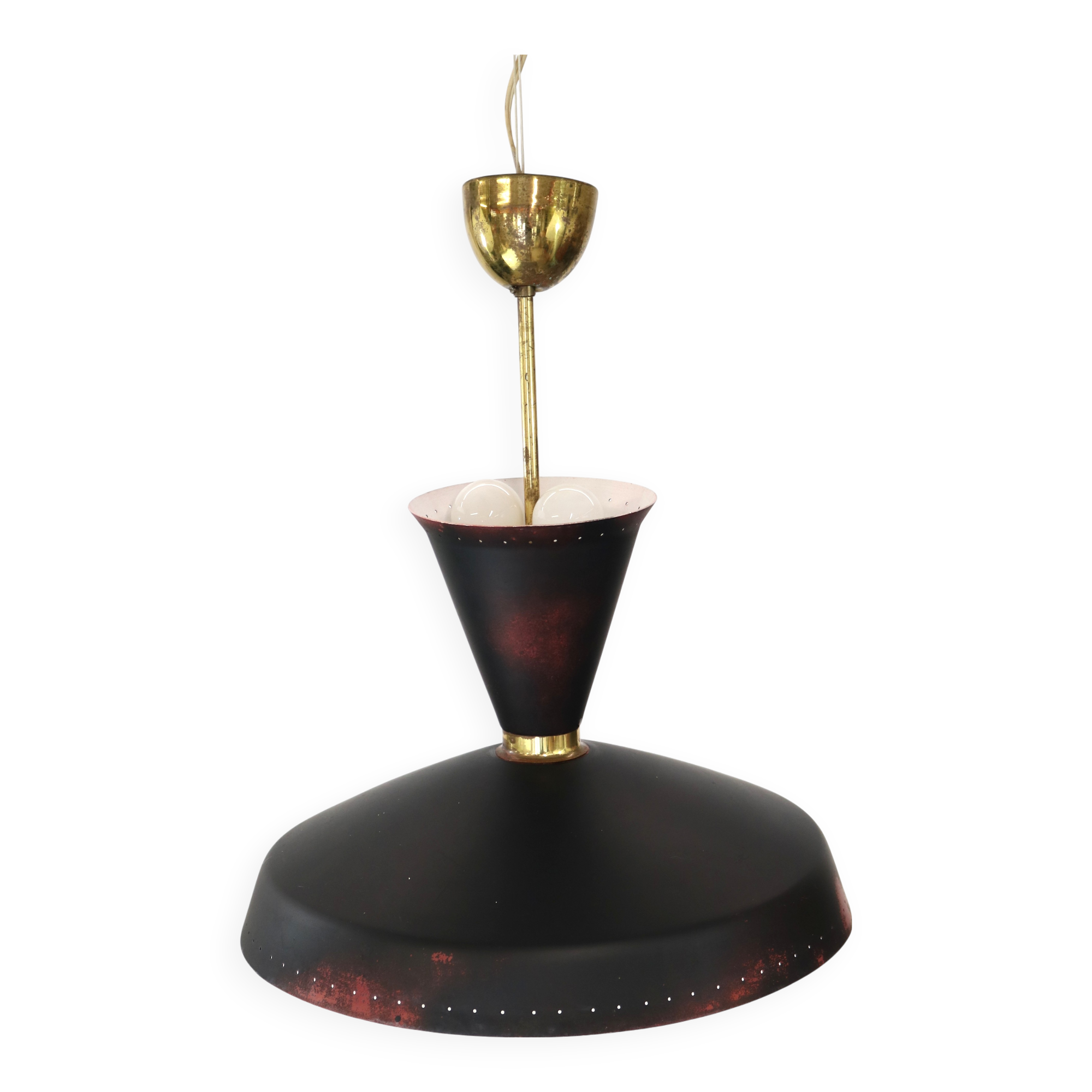 Old Swedish design hanging lamp  ***  Sweden 1960 - Stylish lighting