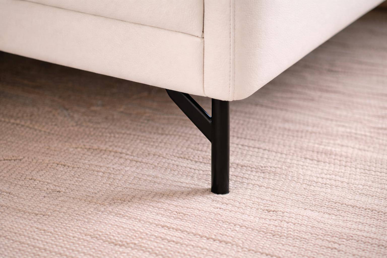 Boconcept berne beige leather sofa