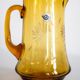 Set of six mid-century glasses and yellow Murano pot, Europe, 1960s.