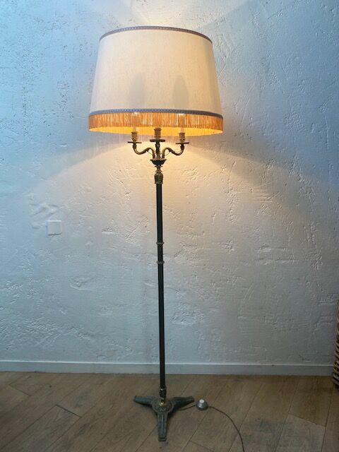 Brass floor lamp 50s/60s
