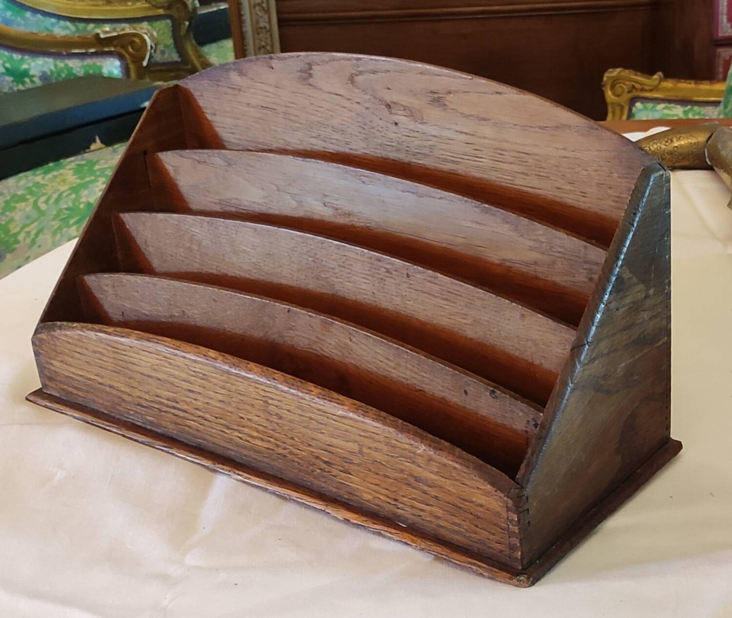 Old mail rack letter holder