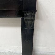 Napoleon III period fireplace with a black marble corbel. 19th century.