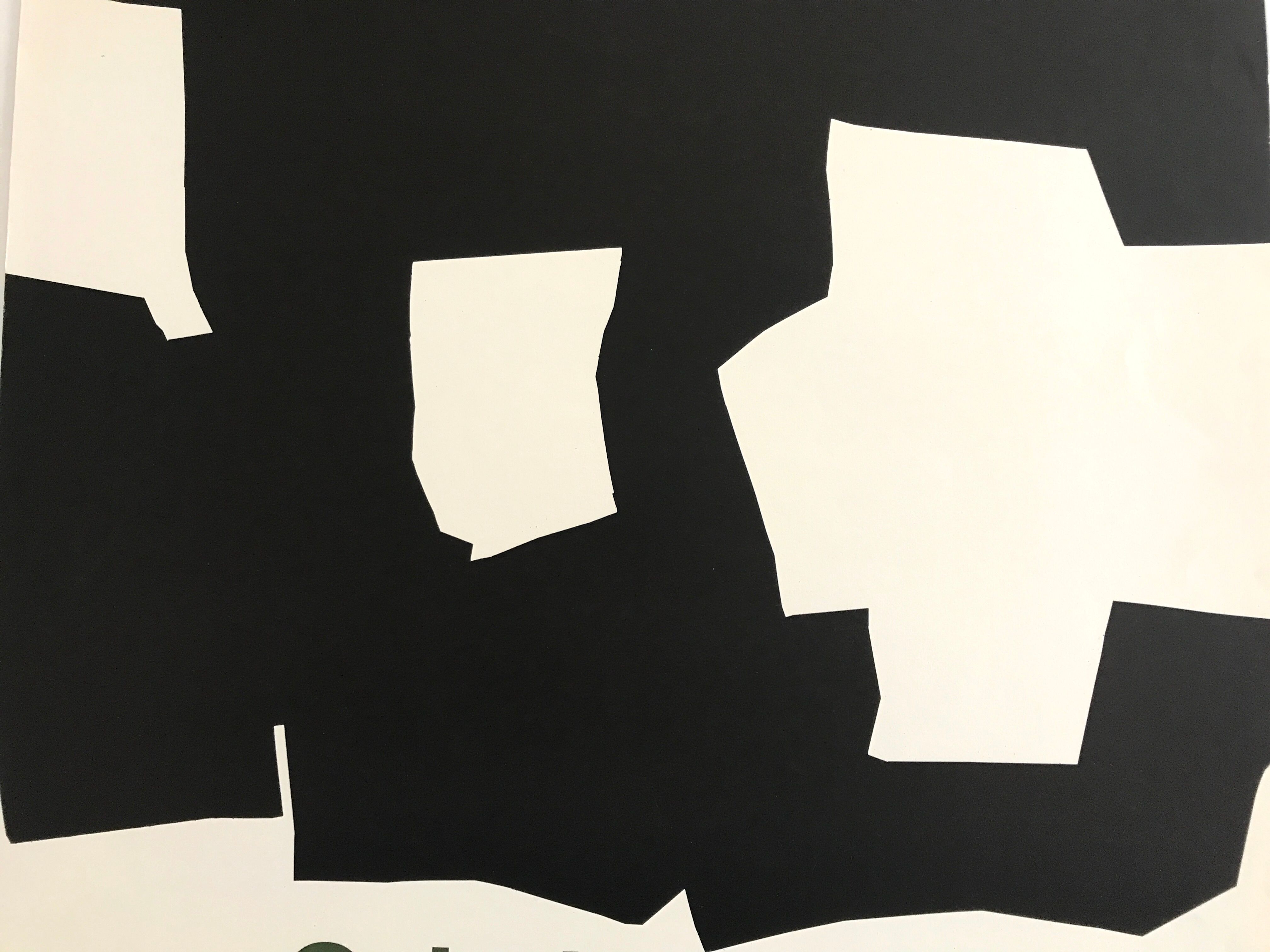 Original poster in lithograph after Eduardo Chillida, Maeght Gallery, 1968