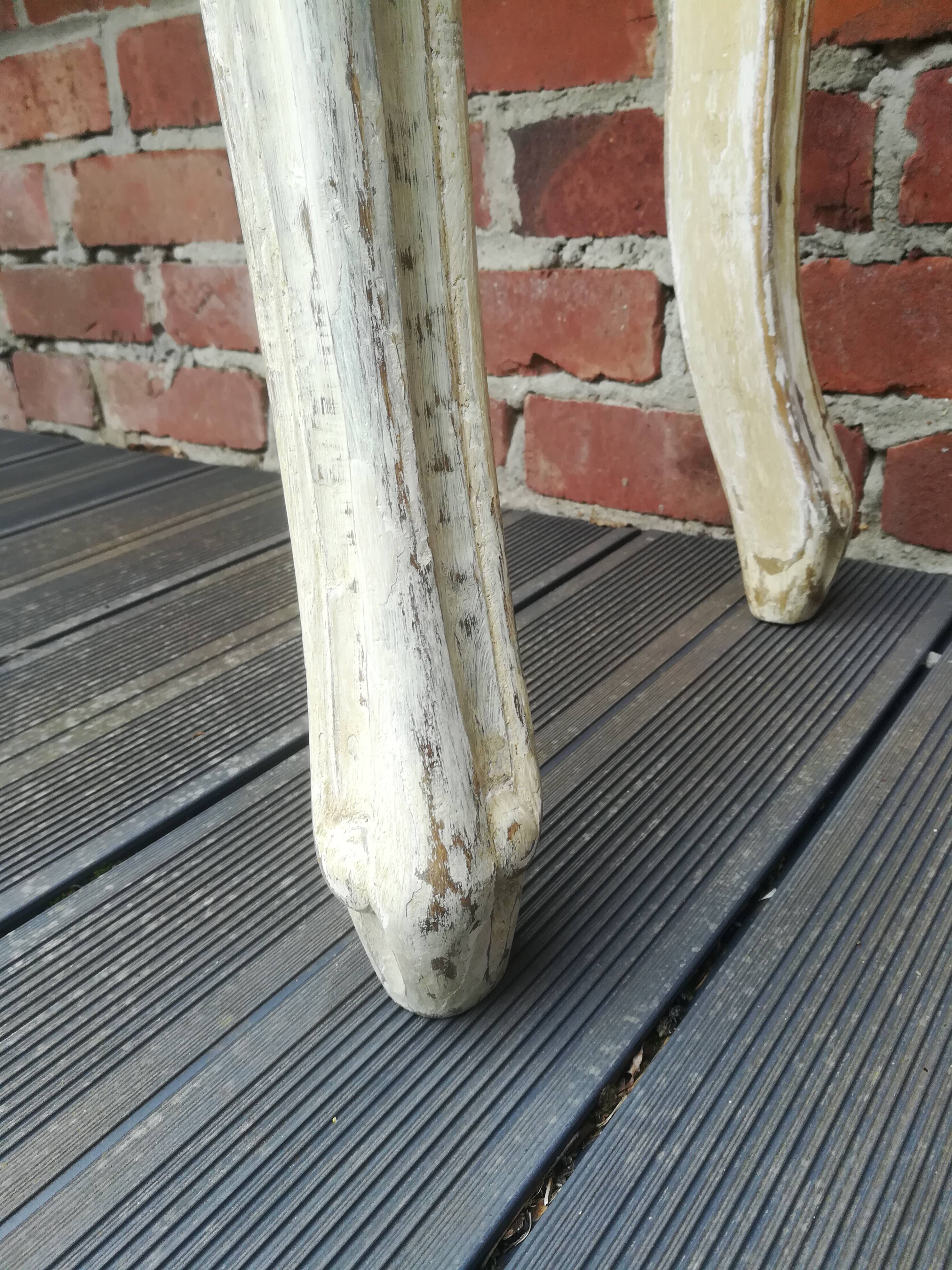 Louis XV style console patinated