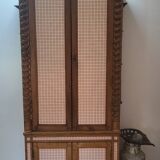 Vaisselier ancien 2 corps – Électrifié – Fronton Louis-Philippe – 250 cm