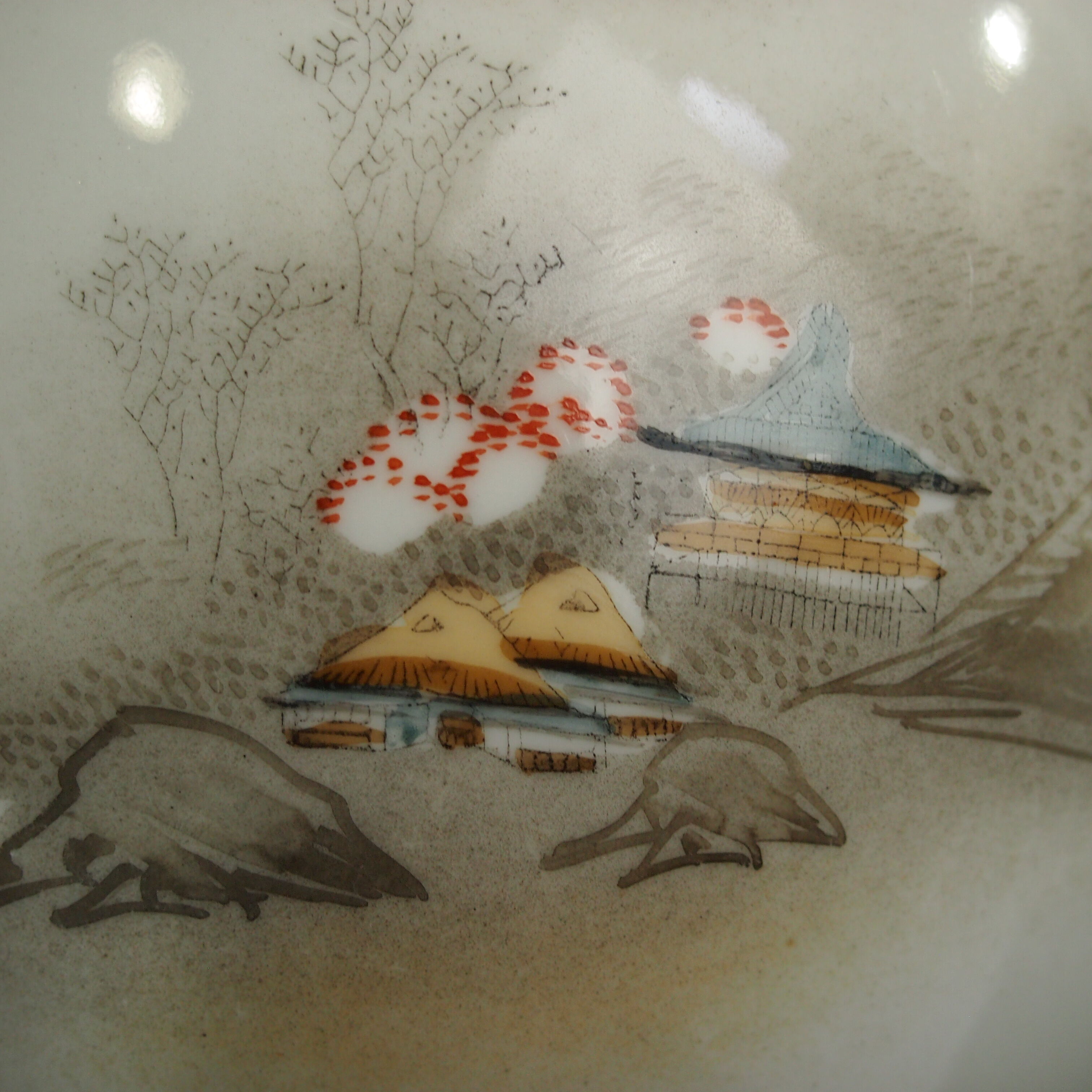 Porcelain teapot