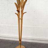Rattan coat rack