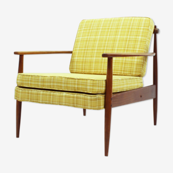 American ash wood easy chair, 1950s