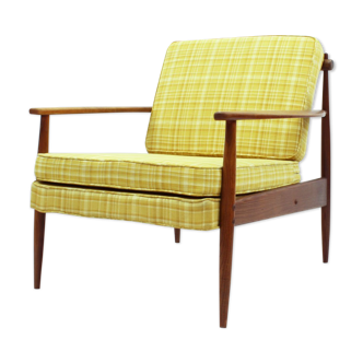 American ash wood easy chair, 1950s