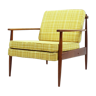 American ash wood easy chair, 1950s