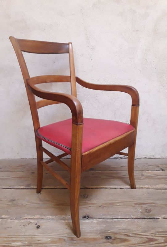 Armchair cherry tree period Restoration XIX °