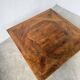 1940 marquetry oak coffee table